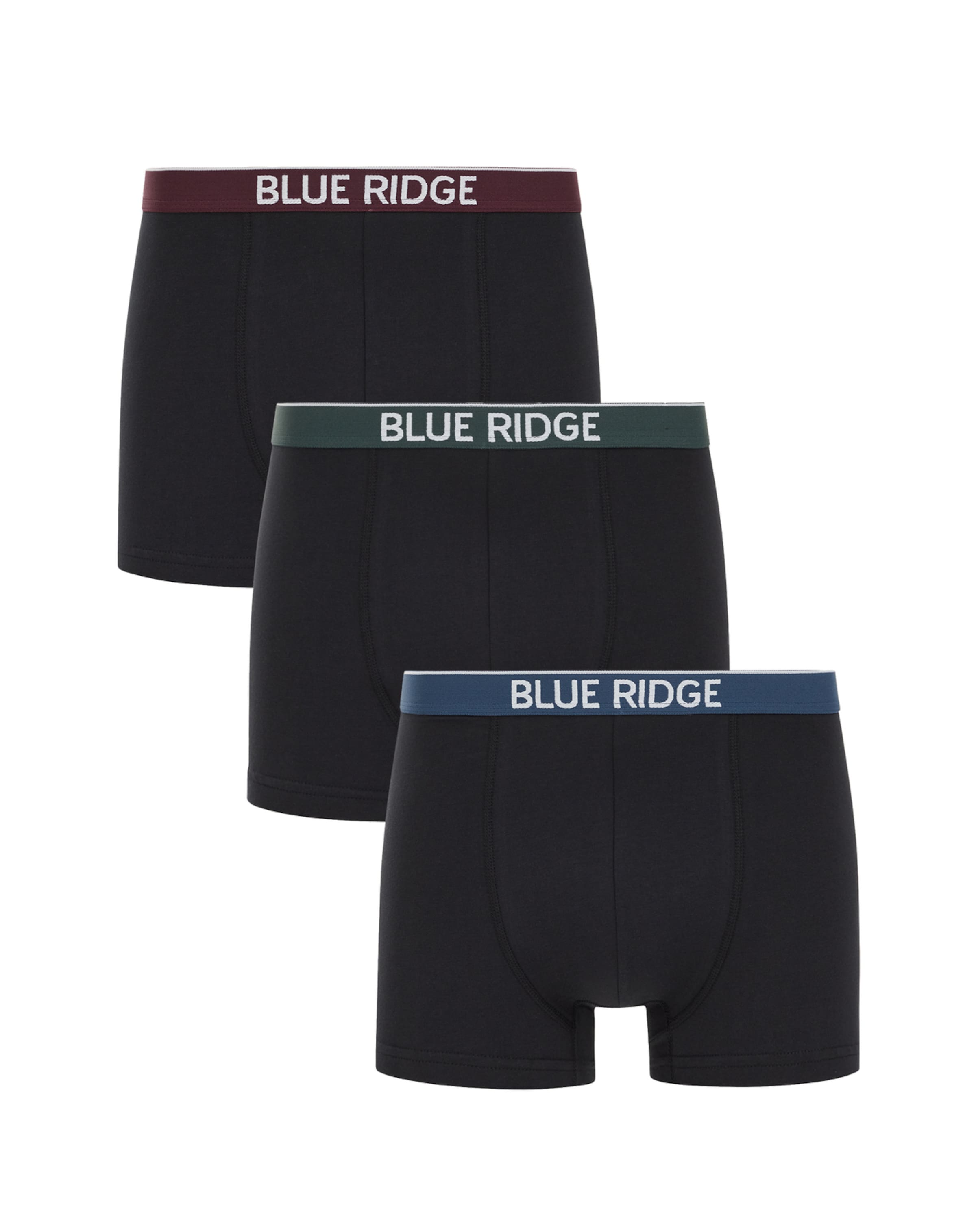 juoda WE Fashion Boxer trumpikės: priekis