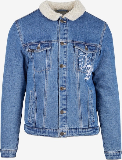 Karl Kani Übergangsjacke in L in beige / blau, Produktansicht