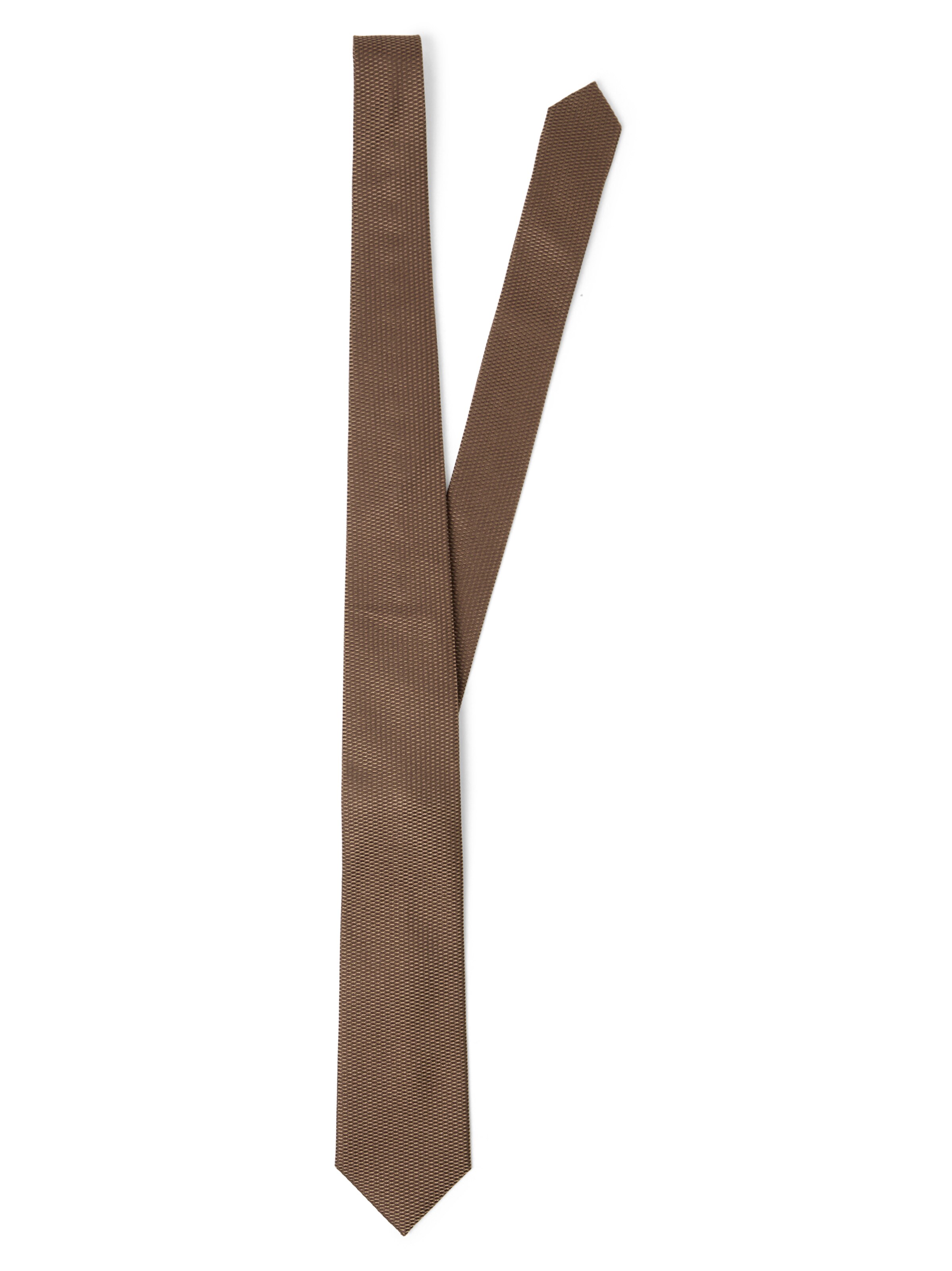 Finshley & Harding Stropdas in One Size in de kleur Bruin, Productweergave