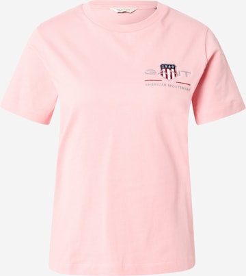 GANT Tričko – pink: přední strana