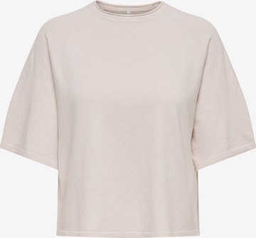 Pull-over 'ONLLOYAL' ONLY en beige : devant