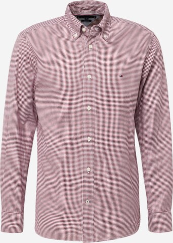 Camicia di TOMMY HILFIGER in rosso: frontale