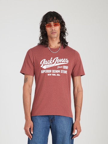 JACK & JONES Shirt in Red: front
