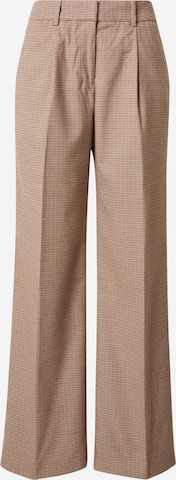 ESPRIT Wide leg Pants in Brown: front