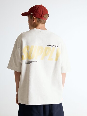 Bershka Majica | siva barva