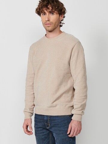 KOROSHI Pullover in Beige: Vorderseite