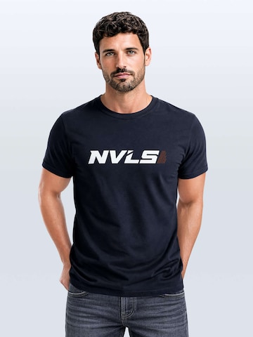 Neverless Shirt 'Everyday Athletics' in Blue: front