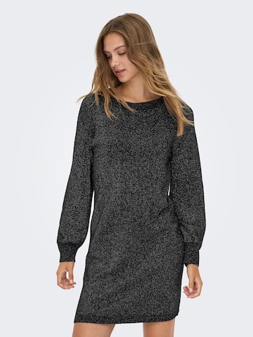 JDY Strikkjole 'RUE' i sort: forside