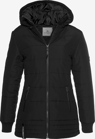 ALPENBLITZ Winter Jacket in Black: front