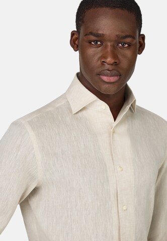 Coupe regular Chemise Boggi Milano en beige