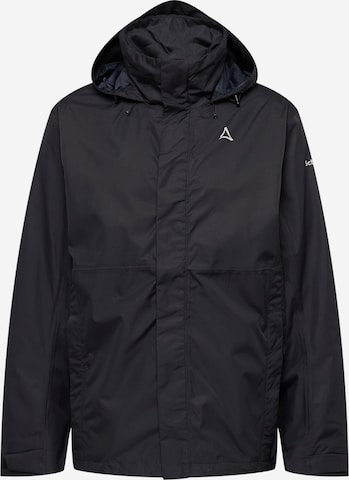 Schöffel Outdoor Jacket in Black: front