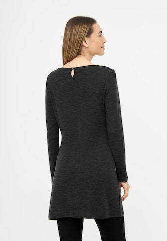 TOOche Shirt 'Silver Bloom' in Black