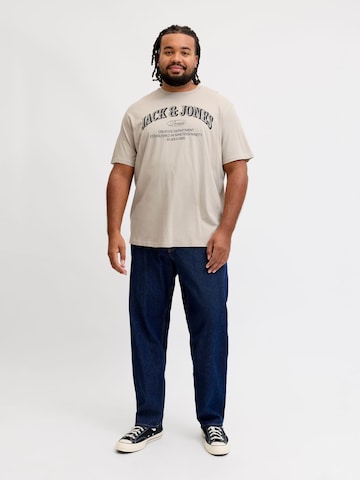 Maglietta 'JJEDENVER' di JACK & JONES in beige