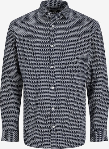 Jack & Jones Plus Comfort fit Overhemd in Grijs: voorkant