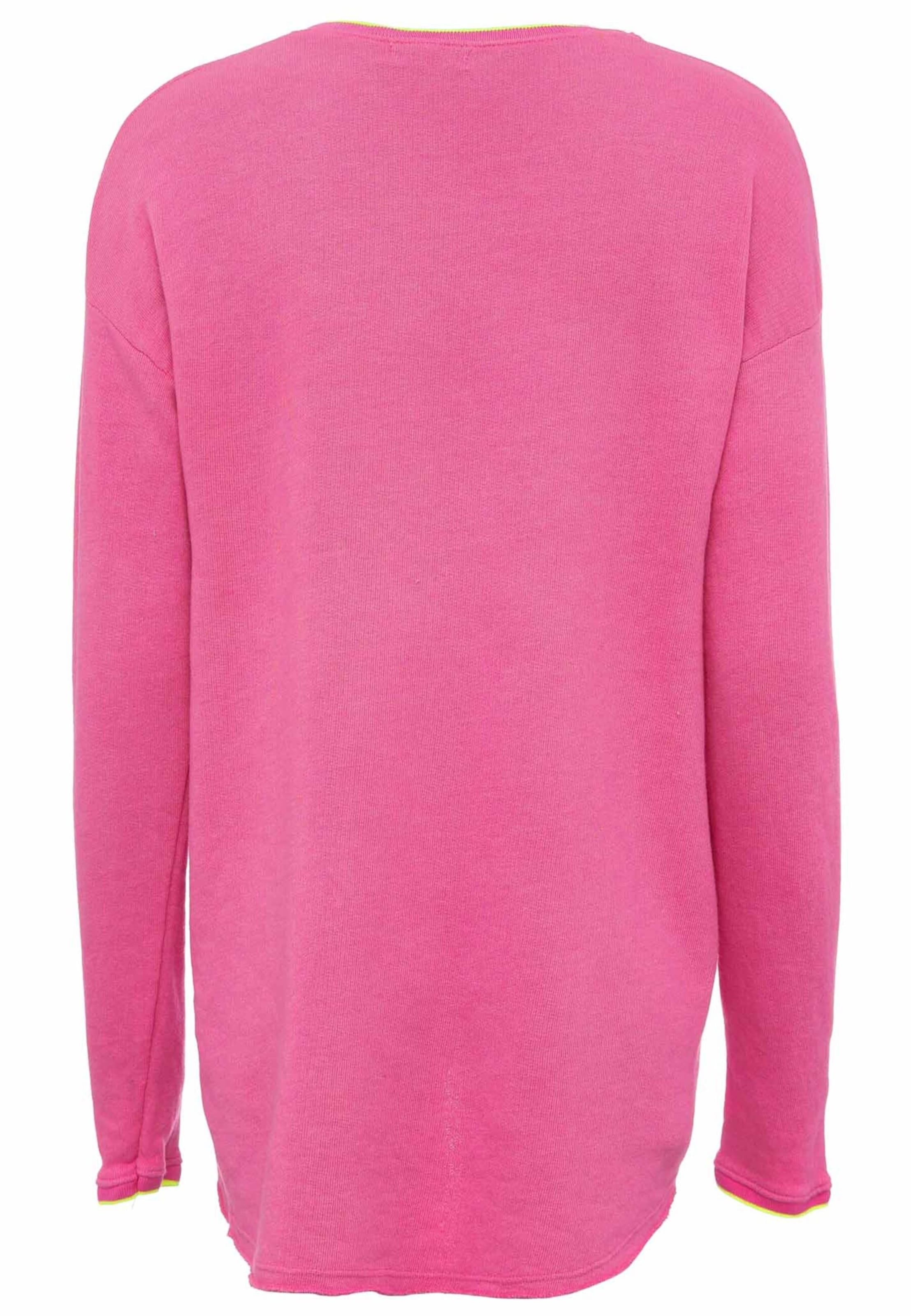 Sweat-shirt Zwillingsherz en rose : derrière