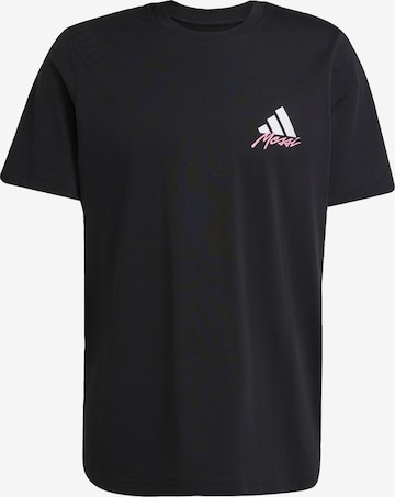 Maglia funzionale di ADIDAS PERFORMANCE in nero: frontale