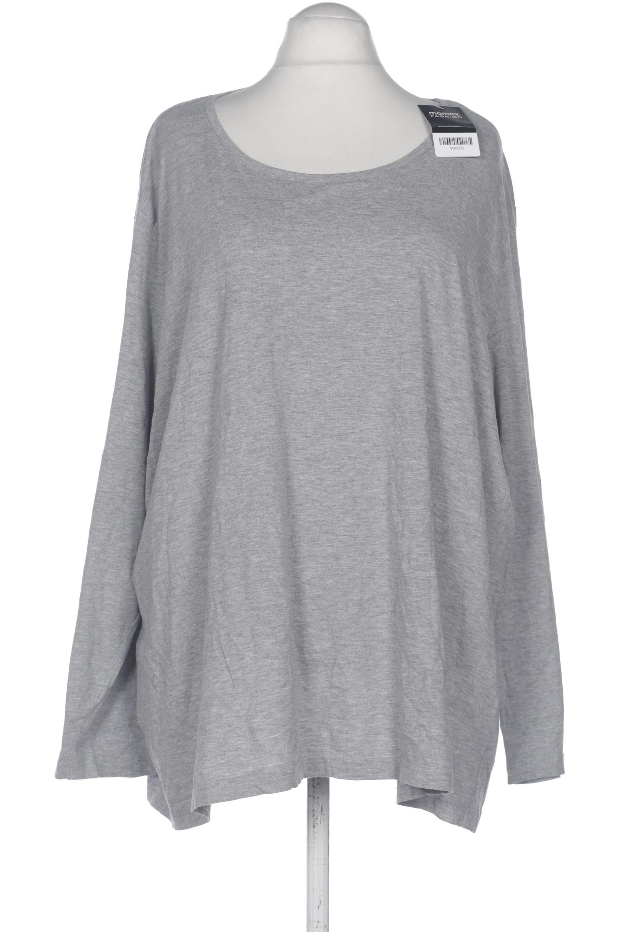 Ulla Popken Langarmshirt 11XL in Grau: Vorderseite