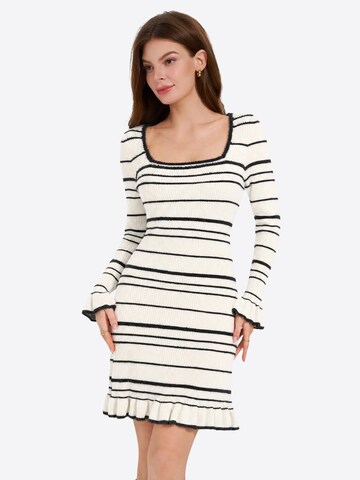 Rochie de la Imily Bela pe alb: față