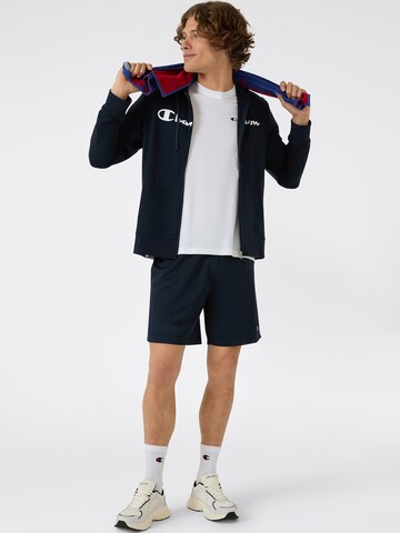 Champion Authentic Athletic Apparel Ohlapna forma Športne hlače | modra barva