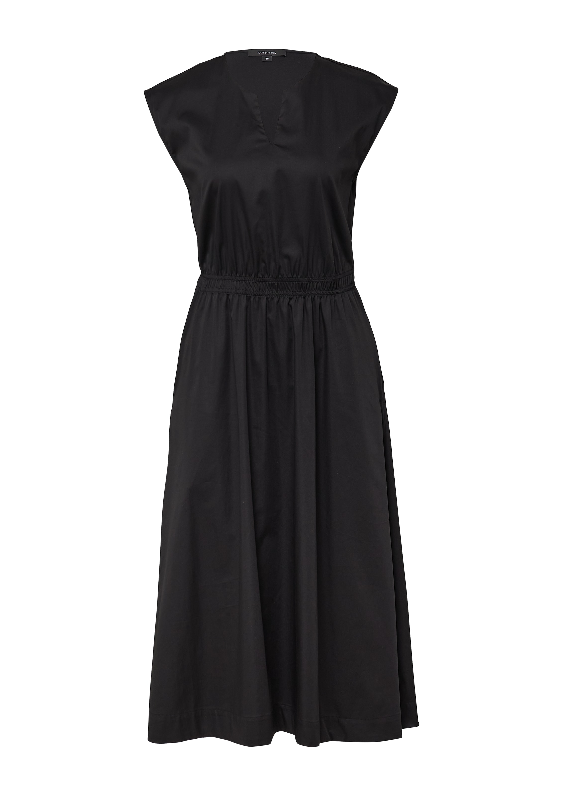 COMMA Kleid in Schwarz: Vorderseite