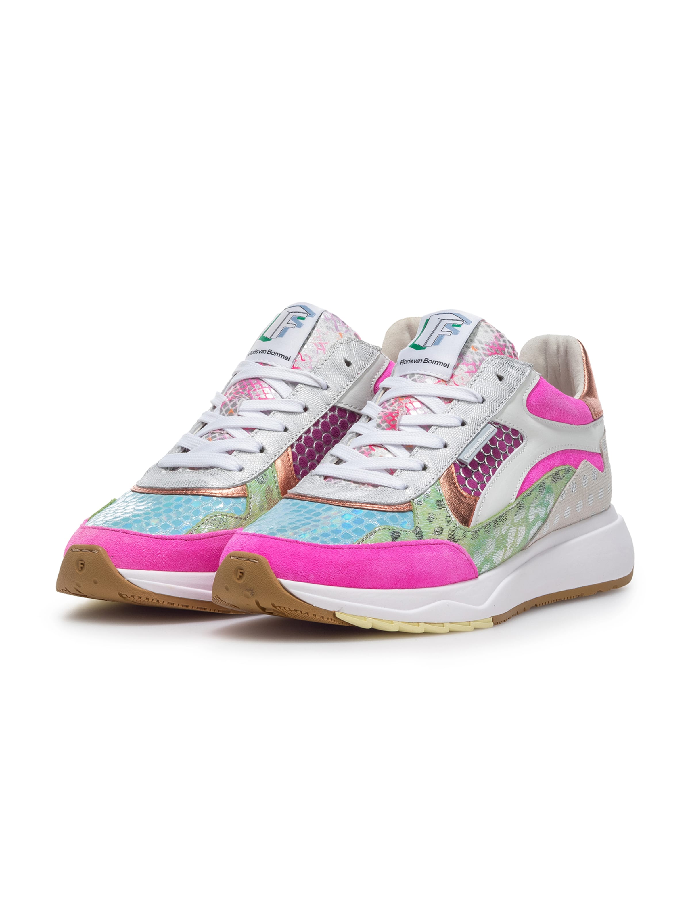 Floris van Bommel Platform trainers 'SUVI 03' in Pink