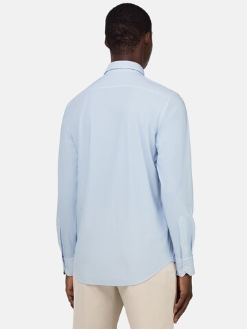 Boggi Milano Slim Fit Skjorte i blå