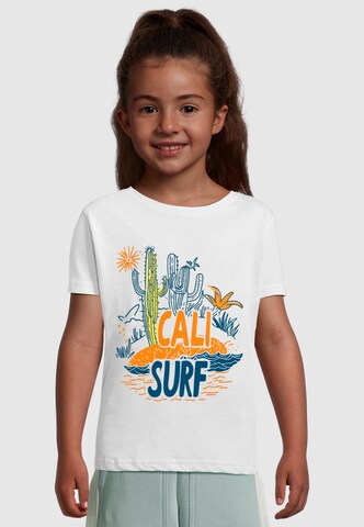 Maglietta 'Cali Surf' di Merchcode in bianco: frontale