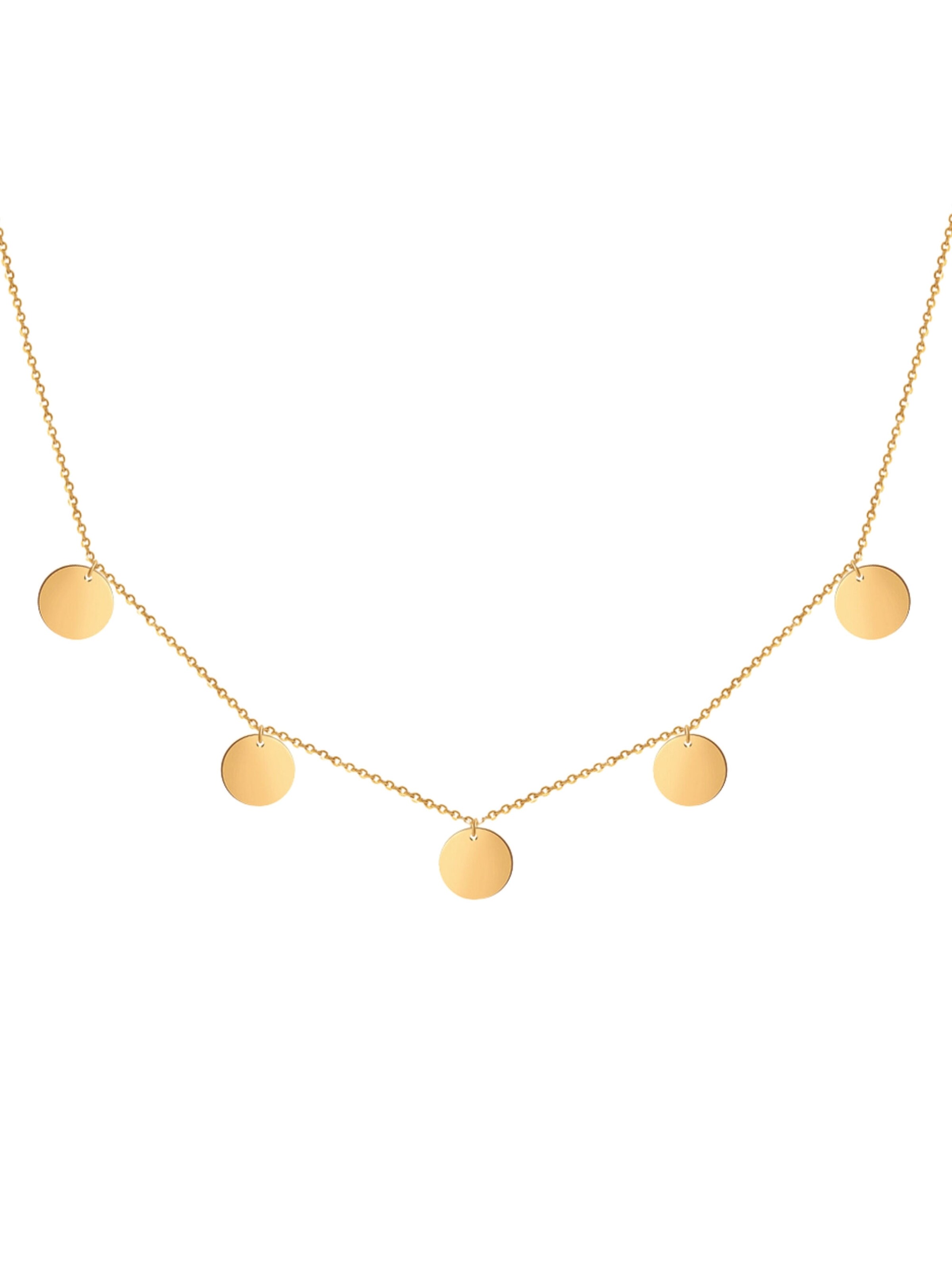 GOOD.designs Halskette in Gold: Vorderseite