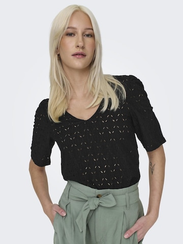 ONLY Blouse 'ROSA' in Black: front