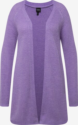 Cardigan Ulla Popken en violet : devant