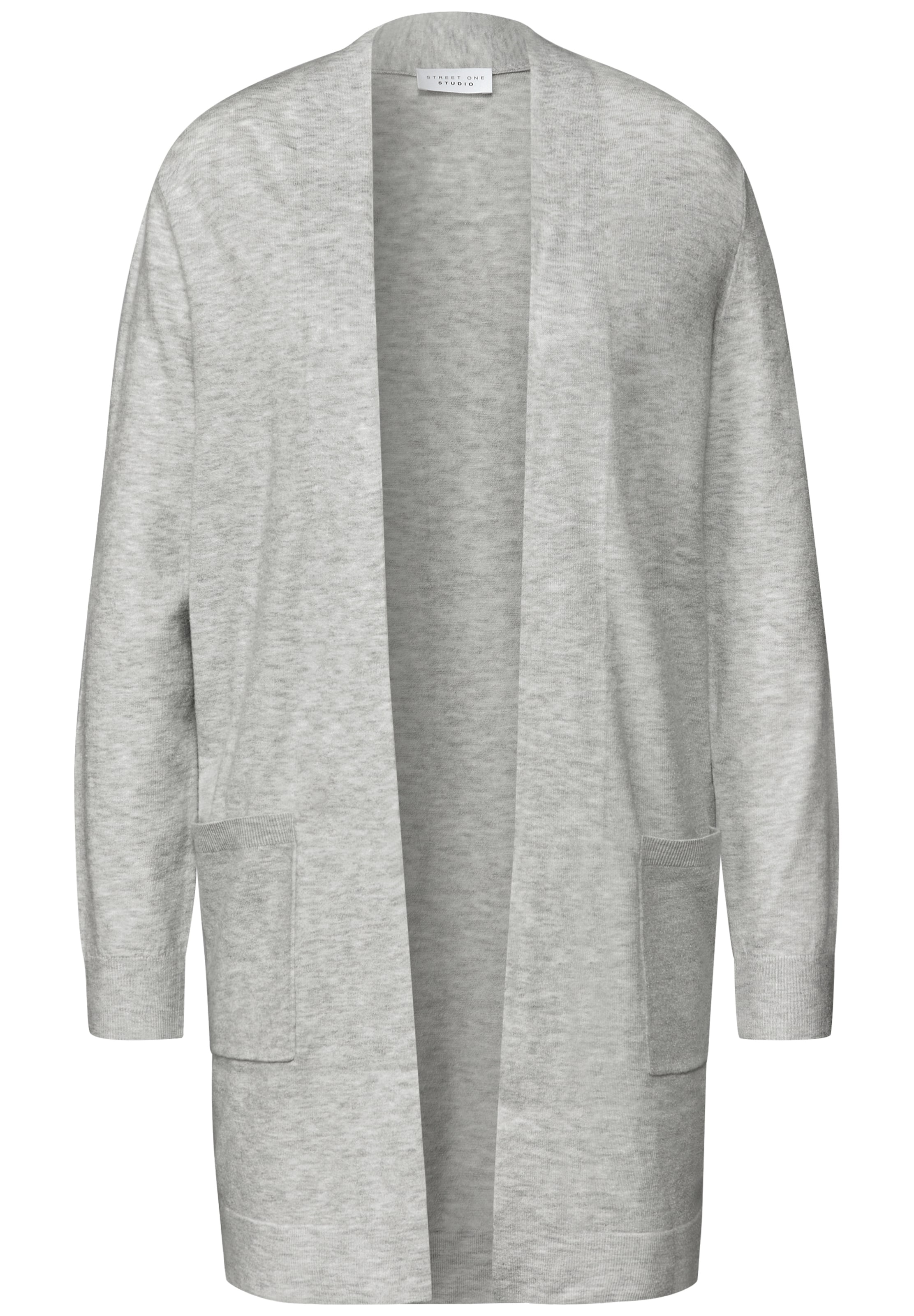 Street One Studio Strickjacke in Grau ABOUT YOU