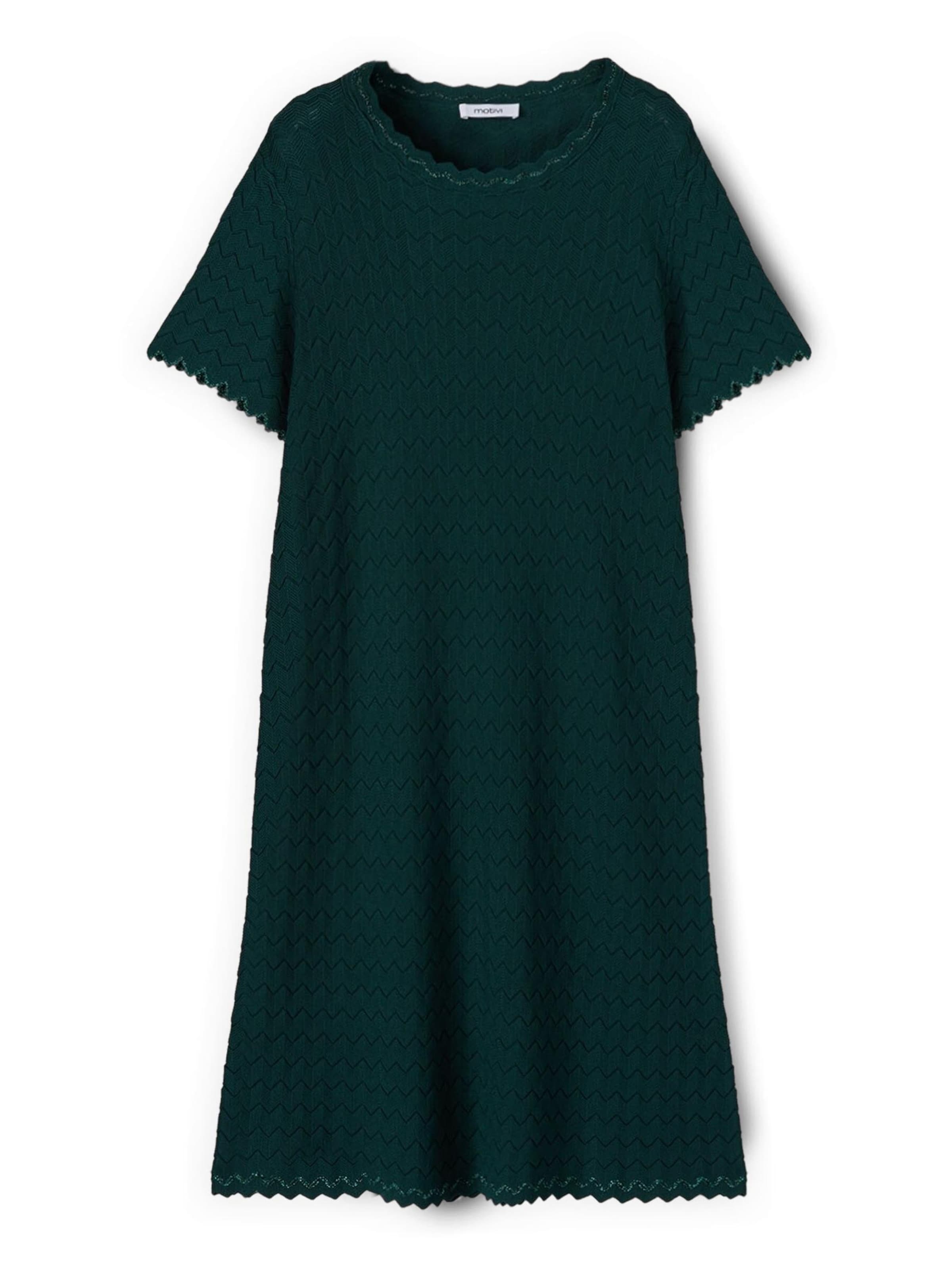 MOTIVI Jurk in Groen: voorkant
