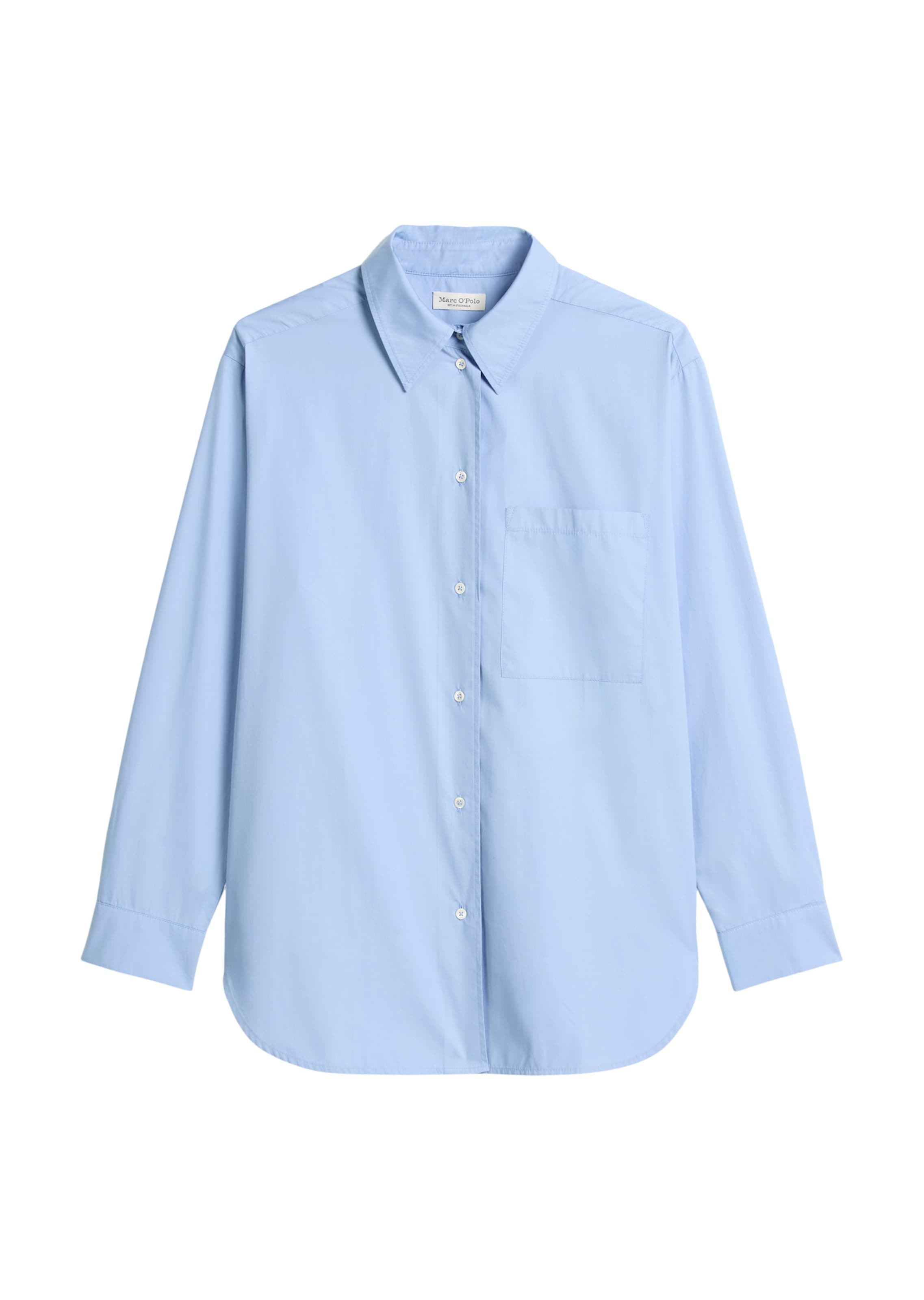 Marc O'Polo Bluse in Blau: Vorderseite