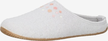 Living Kitzbühel Slippers in White: front