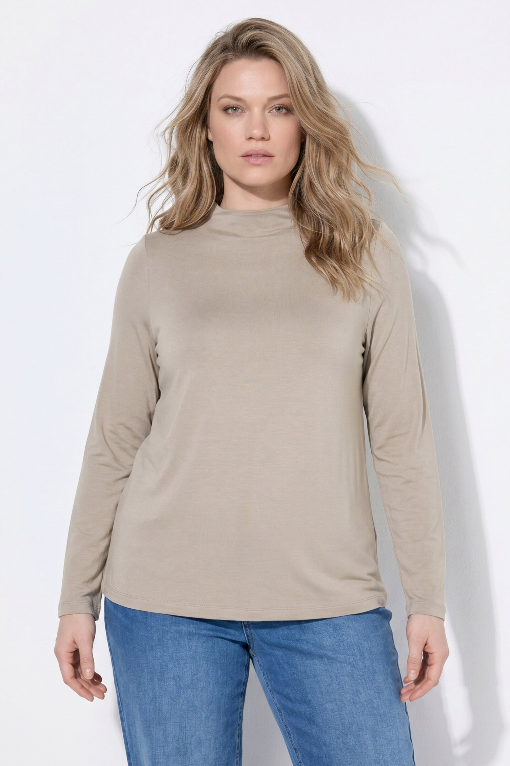 Ulla Popken Shirt in Beige