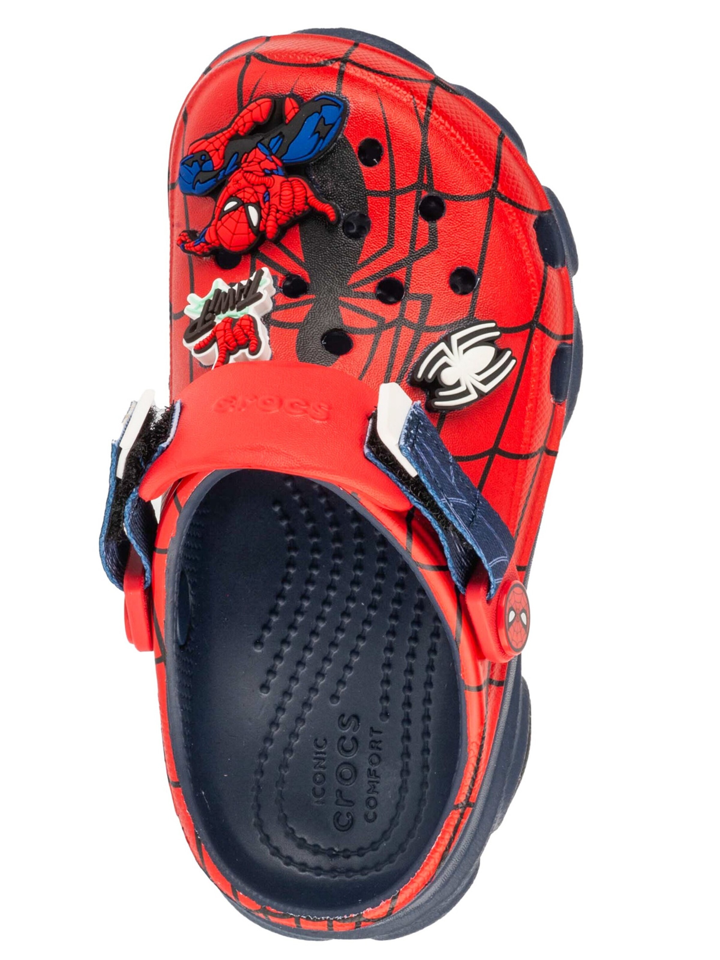 Crocs Sandalen 'Crocs Team Spiderman All Terain Kids Clog' in Rood