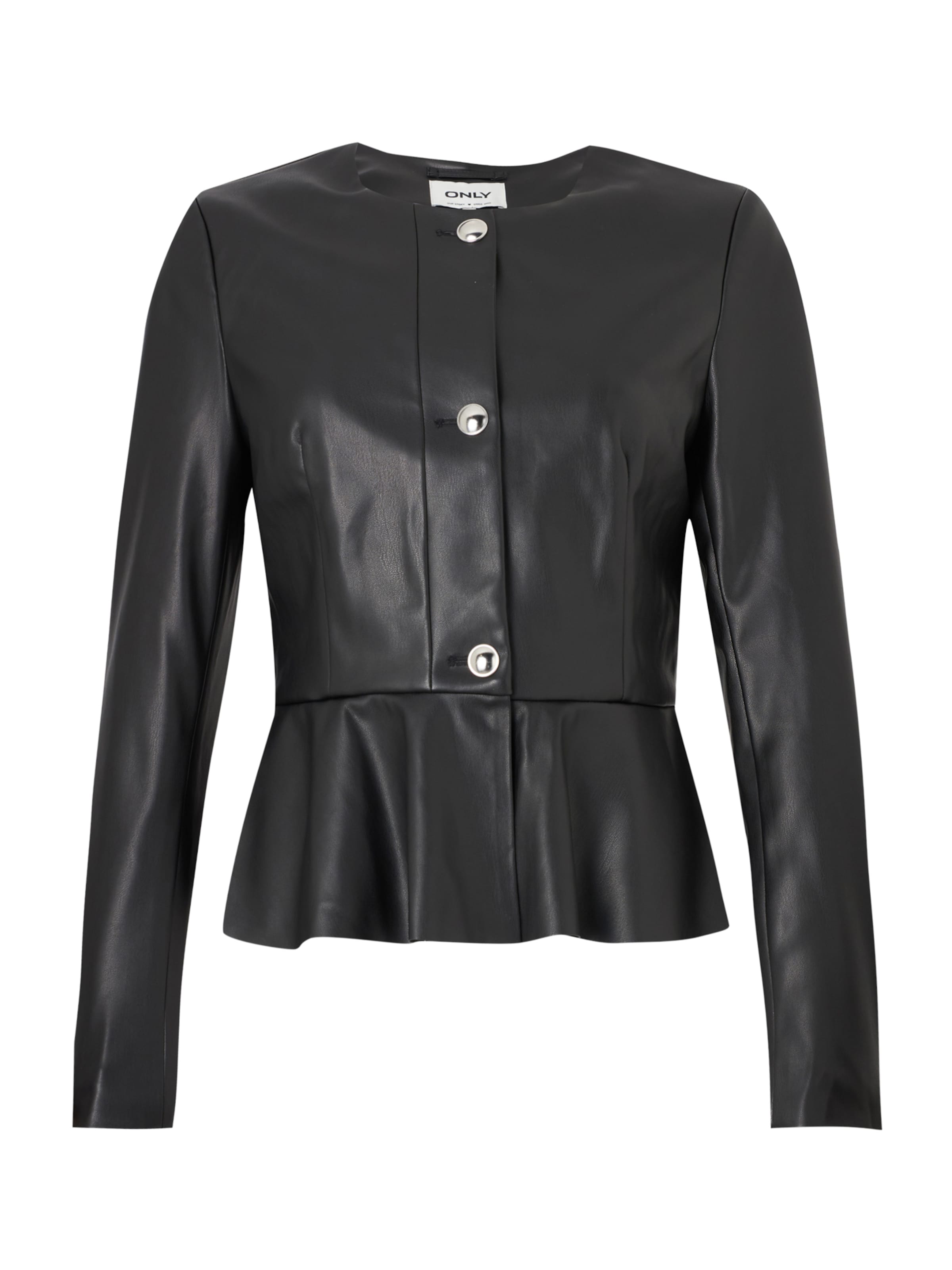 ONLY Prehodna jakna 'ONLVERONA' | črna barva: sprednja stran