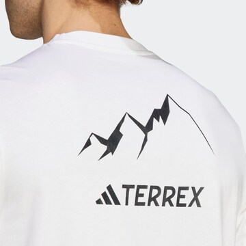 T-Shirt fonctionnel ADIDAS TERREX en blanc