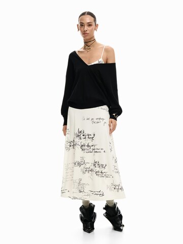 Desigual - Vestido en blanco: frente