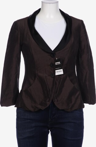 Emporio Armani Blazer in XXL in Brown: front