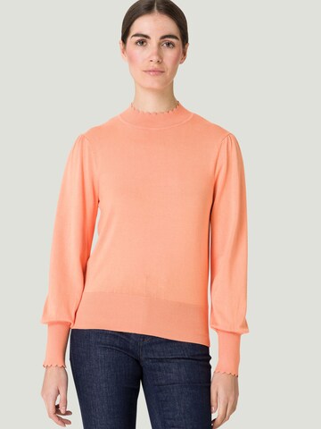 Pullover di zero in arancione: frontale