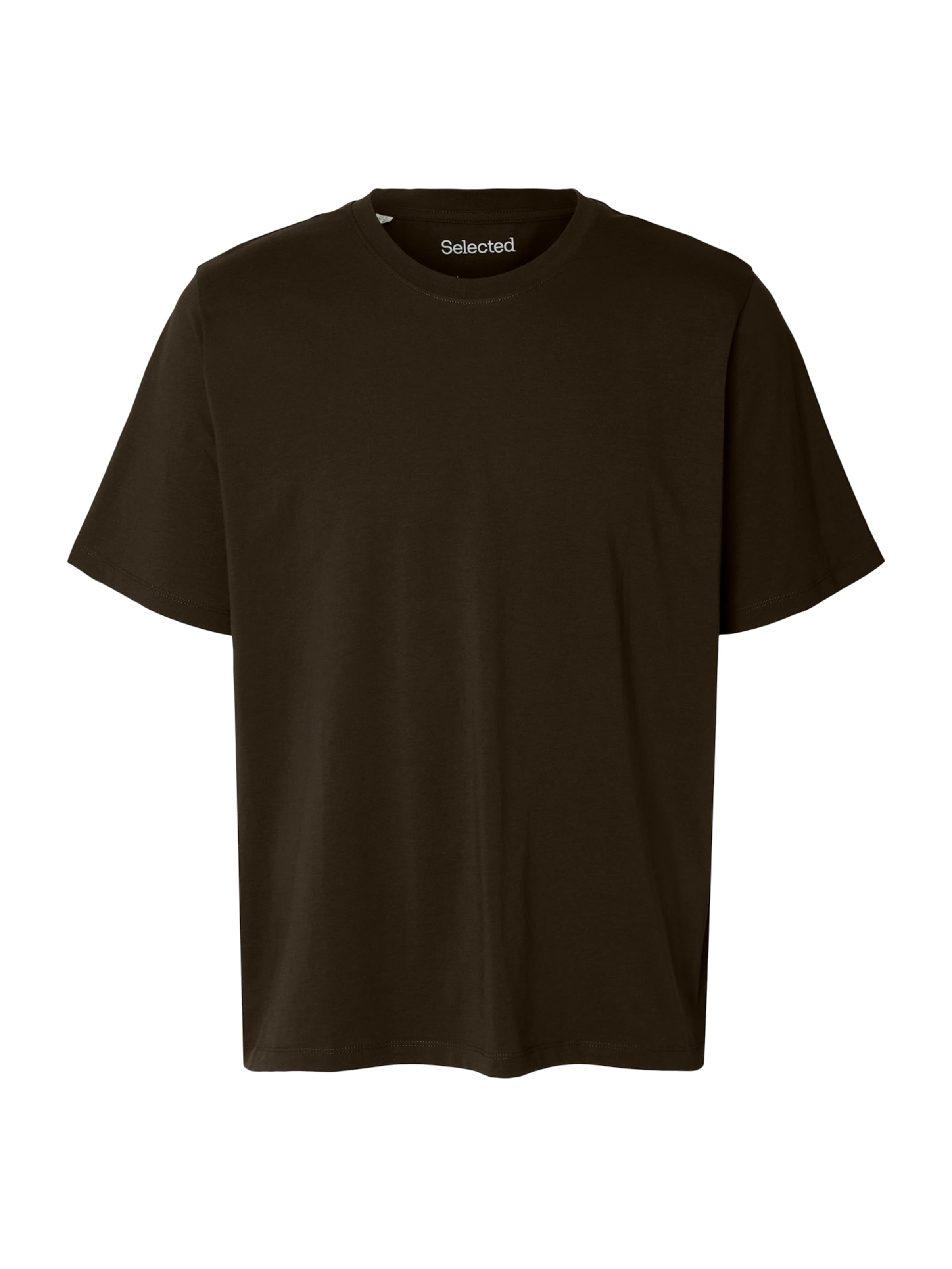 SELECTED Shirt 'Aspen' in Brown: front