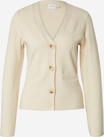 VILA Strickjacke 'MABEKA' in Beige: predná strana