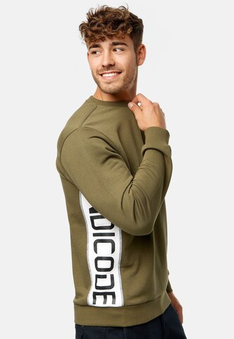 INDICODE JEANS Sweatshirt 'Nilon' in Green