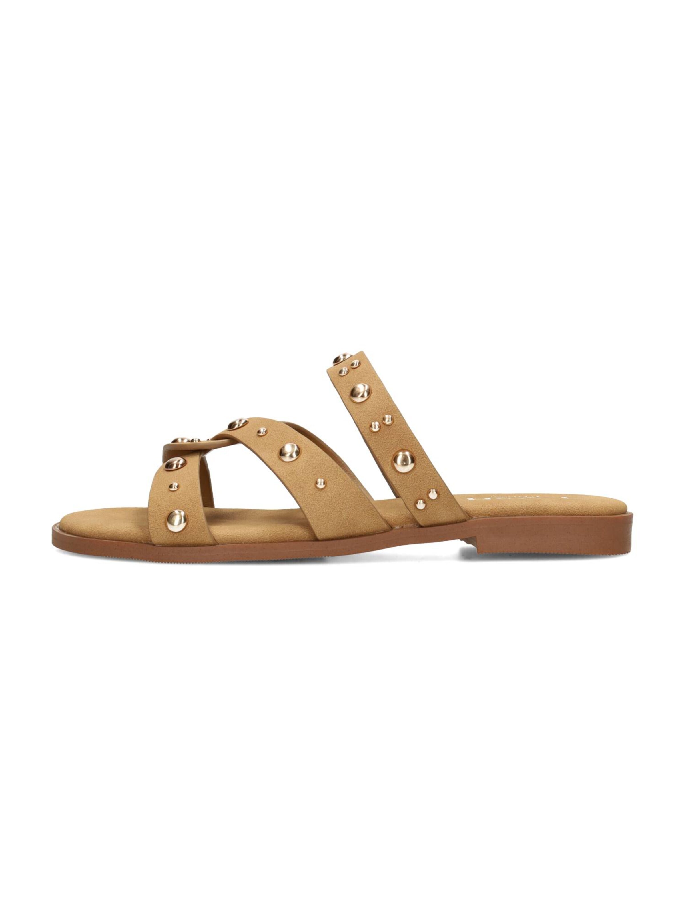 POSH by Poelman Mule ' LINDE ' in Brown: front