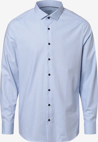 OLYMP Button Up Shirt in Blue: front