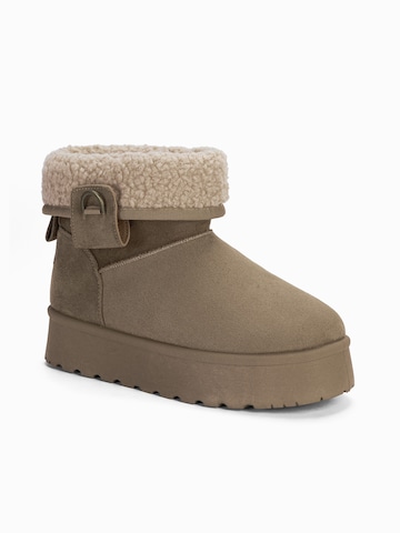 Boots da neve 'SILENE' di Island Boot in beige: frontale