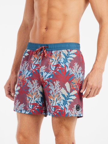 PROTEST Badeshorts 'PRTEton' in Rot