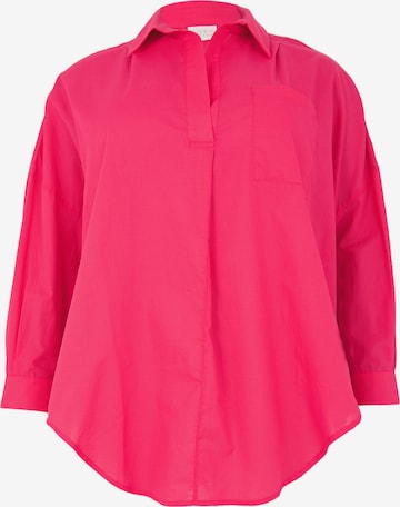 Yoek Blouse in Oranje: voorkant