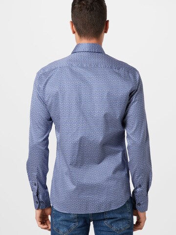 ETERNA Slim Fit Hemd in Blau